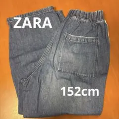 デニムブルー ウエストゴム 長ズボン