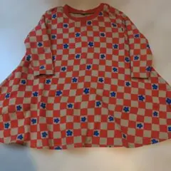 チェック柄フレアワンピース 長袖 マーキーズ ホーガン