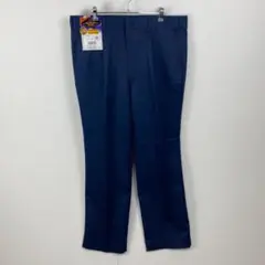 新品 クロダルマ 310006 秋冬作業服 ワンタックスラックス 作業ズボン 紺のサムネイル