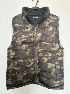 VERA VALENTINO迷彩 ダウンベスト カモフラ 中綿ベスト メンズM