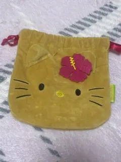 Sweet 9月号増刊 付録 日焼けハローキティ 巾着のみ