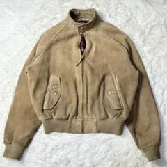 ポロラルフローレン G9 【スエードレザー 】ハリントンジャケット 90s 短丈