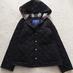 【美品】ブルーレーベル・クレストブリッジ キルティングジャケット チェック 38