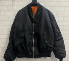 90s！！アルファ ALPHA MA-1 USA ブラック フライト L