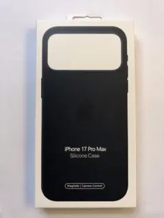 純正品未開封iPhone 17ProMax シリコーンケース ミッドナイト