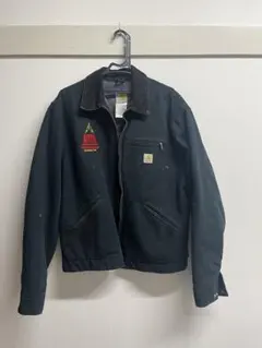 【希少】carhartt デトロイト ジャケット BLK USA製 48 Carhartt カーハート USA製 デトロイト ダック ジャケット