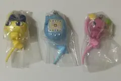 たまごっち カラフルマルチチャーム 3個セット ケーたま まめっち ふらわっち