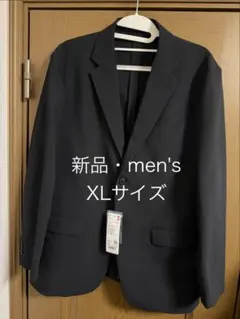 ユニクロ　感動ジャケット（ウールライク）　最新モデル　ブラック　XLサイズ　新品