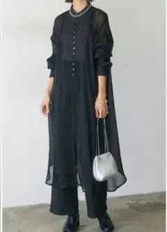 ESICA エシカ/シアードットシャツワンピース