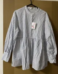 ペプラムシャツ ラメ　しまむら　新品未使用　タグ付き！