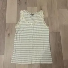 THEORIA ストライプタンクトップ Mサイズ