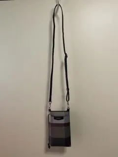 クレストブリッジブラックレーベル　スマホショルダー　ブルーレーベル