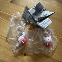サンリオキャラクターズ　いちごめじるしアクセサリー　ハローキティ　シナモロール