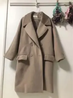 お値下げ♡大人可愛いコート♡リリーブラウン♡ロングコート