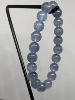綺麗です　希少色ブルー系フローライト ブレスレット　透明感良　10ミリ　天然石
