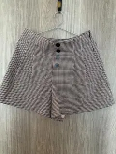 ZARA ギンガムチェック ショートパンツのサムネイル