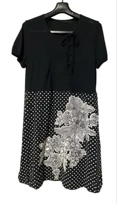 TOKUKO トクコ プルミエヴォル J チュニック ドット 半袖　ワンピースのサムネイル