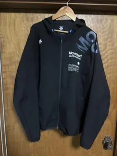 DESCENTE MoveSport ジップアップパーカー ブラック