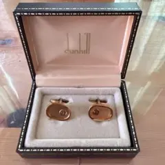 dunhill カフリンクス ゴールドカラー オーバル型のサムネイル