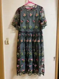dot&stripes child woman 花柄　ワンピース