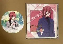 ブルーロック 千切豹馬 コラボカフェ トレーディングミニ色紙 コースター