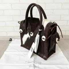 グレースコンチネンタル❤️カービングトライブス ハラコ レザー バッグ 牛革
