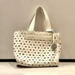 【中古】FURLA パンチングレザー ハンドバッグのサムネイル