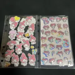 ホログラムキャラクターシールセット　ラブブ　サンリオ