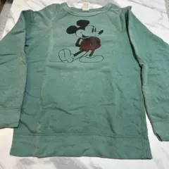 DENIM DUNGAREE ミッキーマウス トレーナー L