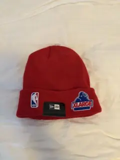 XLARGE 赤 ニット帽 NBA LAクリッパーズ