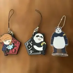 呪術廻戦ラバーストラップ　アクリルスタンドキーホルダーセット