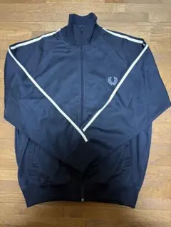 FRED PERRY ブルー ジップアップジャージ FRED PERRY（フレッドペリー） トラックジャケット メンズ FRED PERRY