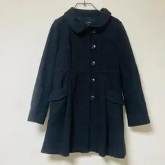 MACPHEE マカフィー　ウール コート　M チェック ブラックのサムネイル