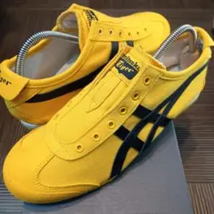 オニツカタイガー メキシコ66 スリッポン イエロー 25センチ