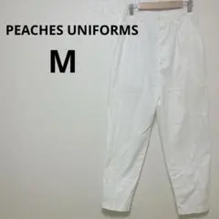 PEACHES UNIFORMS 【M】ホワイトパンツ