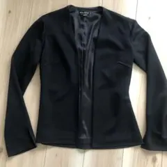 ユナイテッドアローズ　ノーカラージャケット　黒