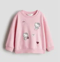 H&M ハローキティ ピンク スウェットトレーナー
