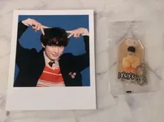 SnowMan 向井康二 インスタント写真風カード お守りキーホルダー