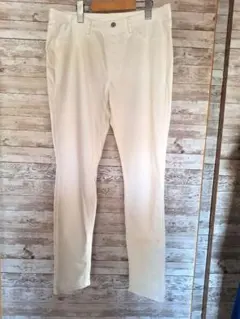 ユニクロ UNIQLO ホワイト スリムフィットパンツ