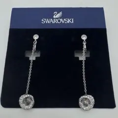 スワロフスキー SWAROVSKI イヤリング ロングタイプ 美品 正規品