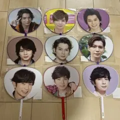 嵐　グッズ　ミニうちわ　松本潤　9本セット