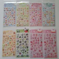 ぷっくりシール 立体 8枚まとめ売り