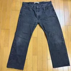 【ウエスト太め 足短め】リーバイス 505 W38L32 ブラックのサムネイル