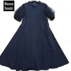 ルネベーシック フロントレースフィット＆フレアワンピース Rene basic 