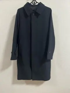 UNIQLO シングルブレストコート ネイビー S