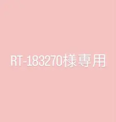 RT-183270様専用