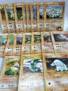 旧裏面 タケシのイワーク タケシのゴローニャ ゴマゾウ ドンファン ポケカ 初代のサムネイル