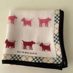 BURBERRY ハンカチ ドッグ柄
