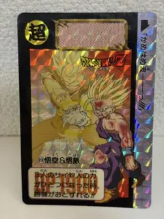 極美品】1993年初版 カードダス ドラゴンボールZ 614 悟空＆悟飯