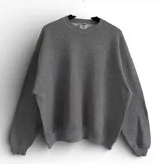 90s JERZEES 無地 杢グレー スウェット XL B05